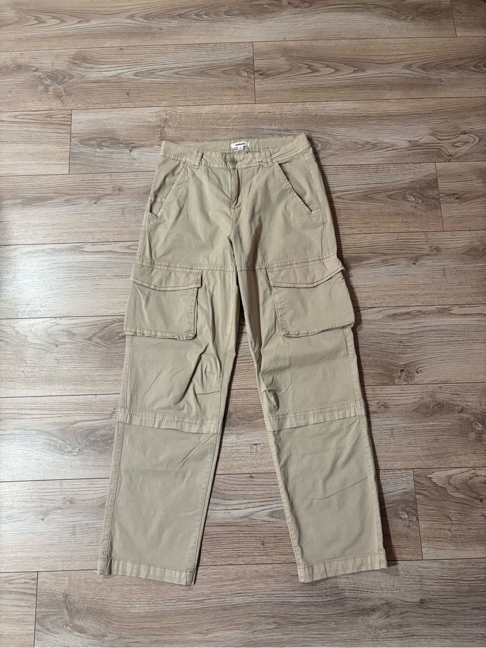 Garage Tan Baggy Cargo Pants Size 9